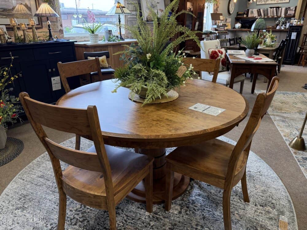Liam Pedestal Table And Nantucket Side Chair